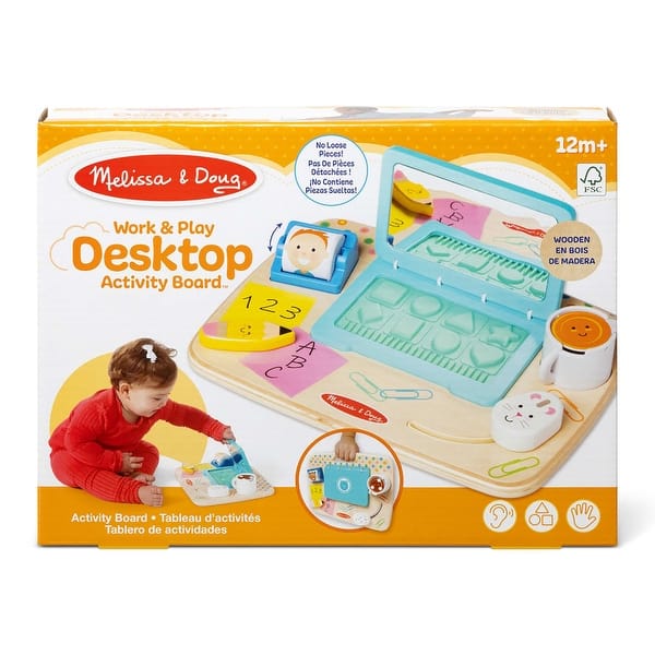 slide 2 of 5, Melissa & Doug Work & Play Desktop Activity Board Multi - Kids