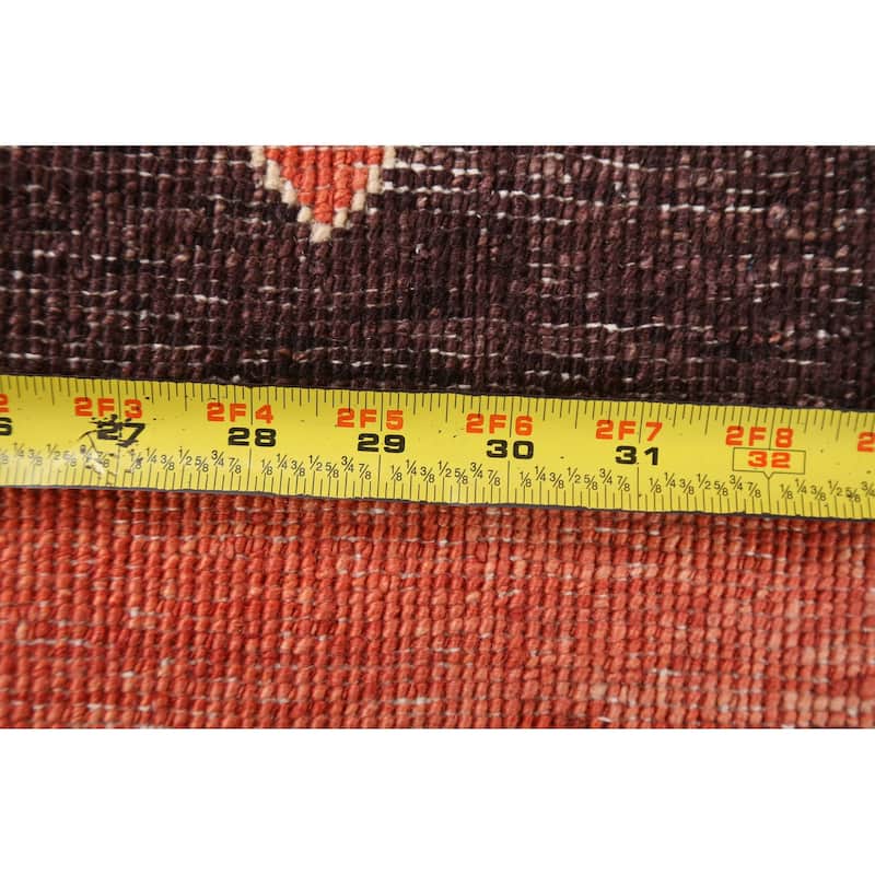 Geometric Gabbeh Kashkoli Oriental Area Rug Hand-knotted Wool Carpet - 4'2" x 5'9"
