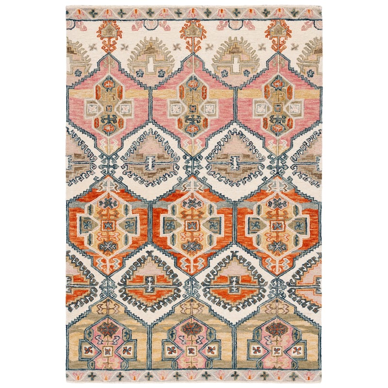 SAFAVIEH Handmade Aspen Azima Bohemian & Eclectic Wool Rug