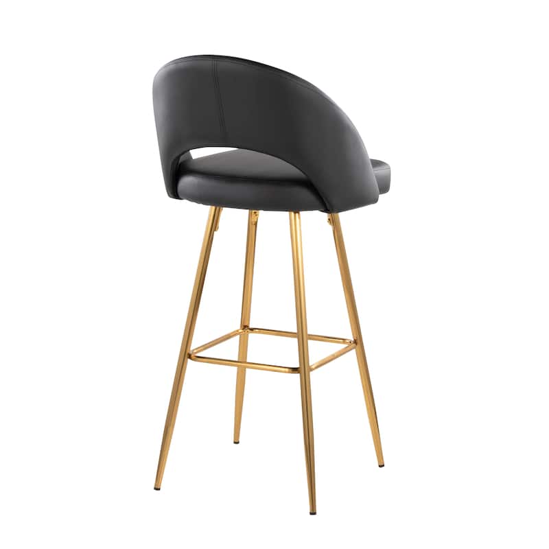 Renee Upholstered 30" Fixed-height Barstool - Set Of 2