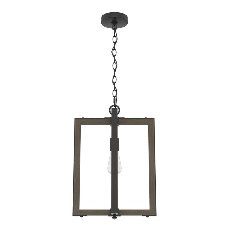 Hunter Woodburn 1-Light Pendant - Island, Dining Room, Foyer - Modern Farmhouse, Rustic, Transitional