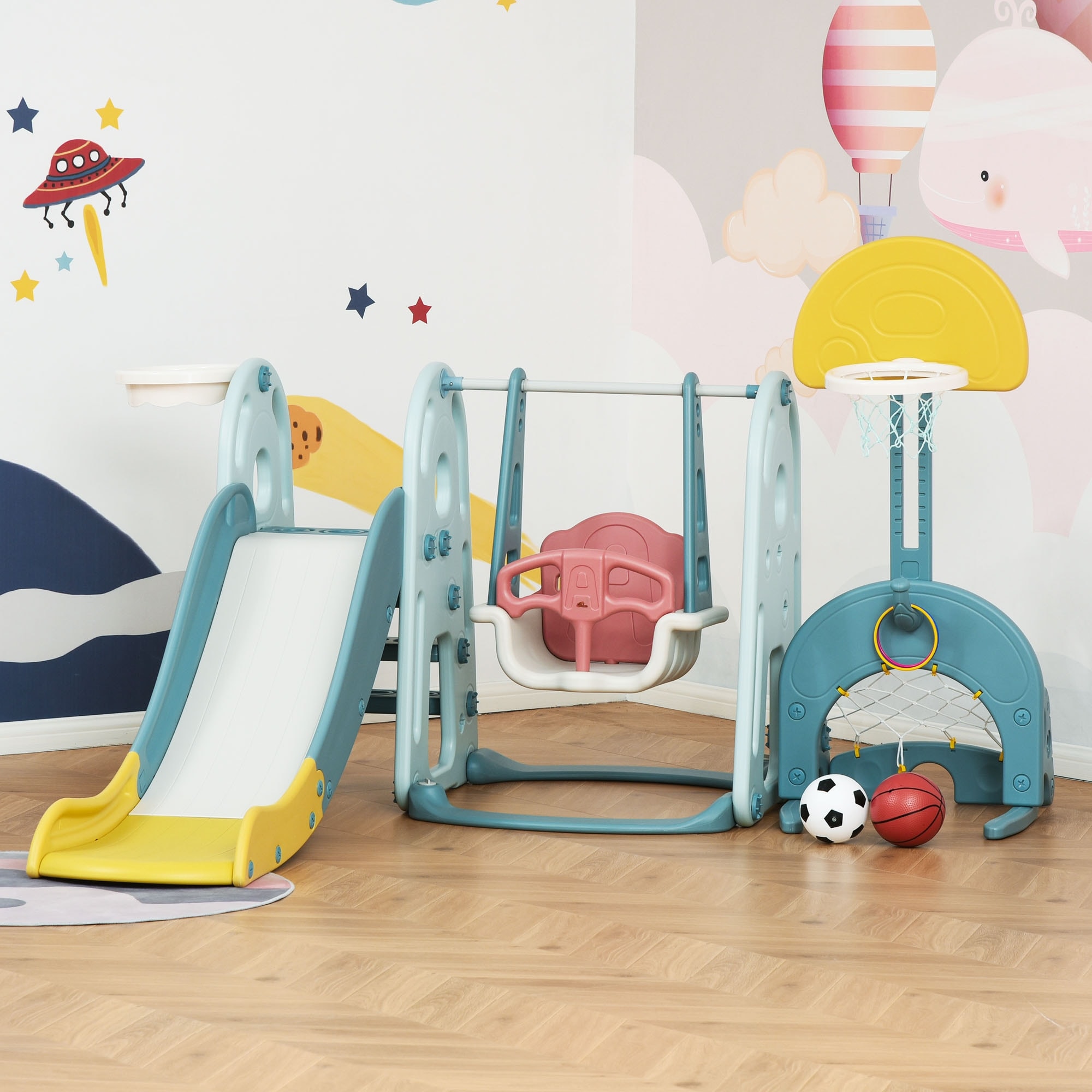 Indoor swing and slide set shop