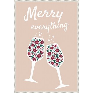 Merry Everything by Emeliemaria (23 x 33 in.), Framed Canvas Wall Art ...