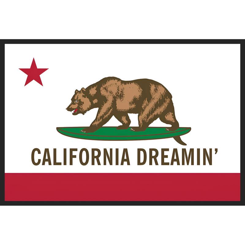 California Dreamin' Framed Art Poster - 24 x 36 Inch