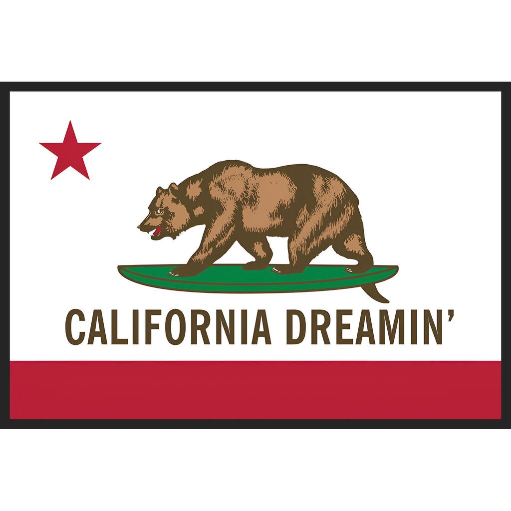 California Dreamin' Framed Art Poster - 24 x 36 Inch