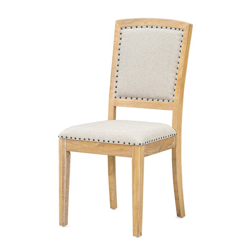 9 Pieces Extendable 84 inch Dining Table Set, 6 Upholstered Armless Dining Chairs and 2 Padded Arm Chairs