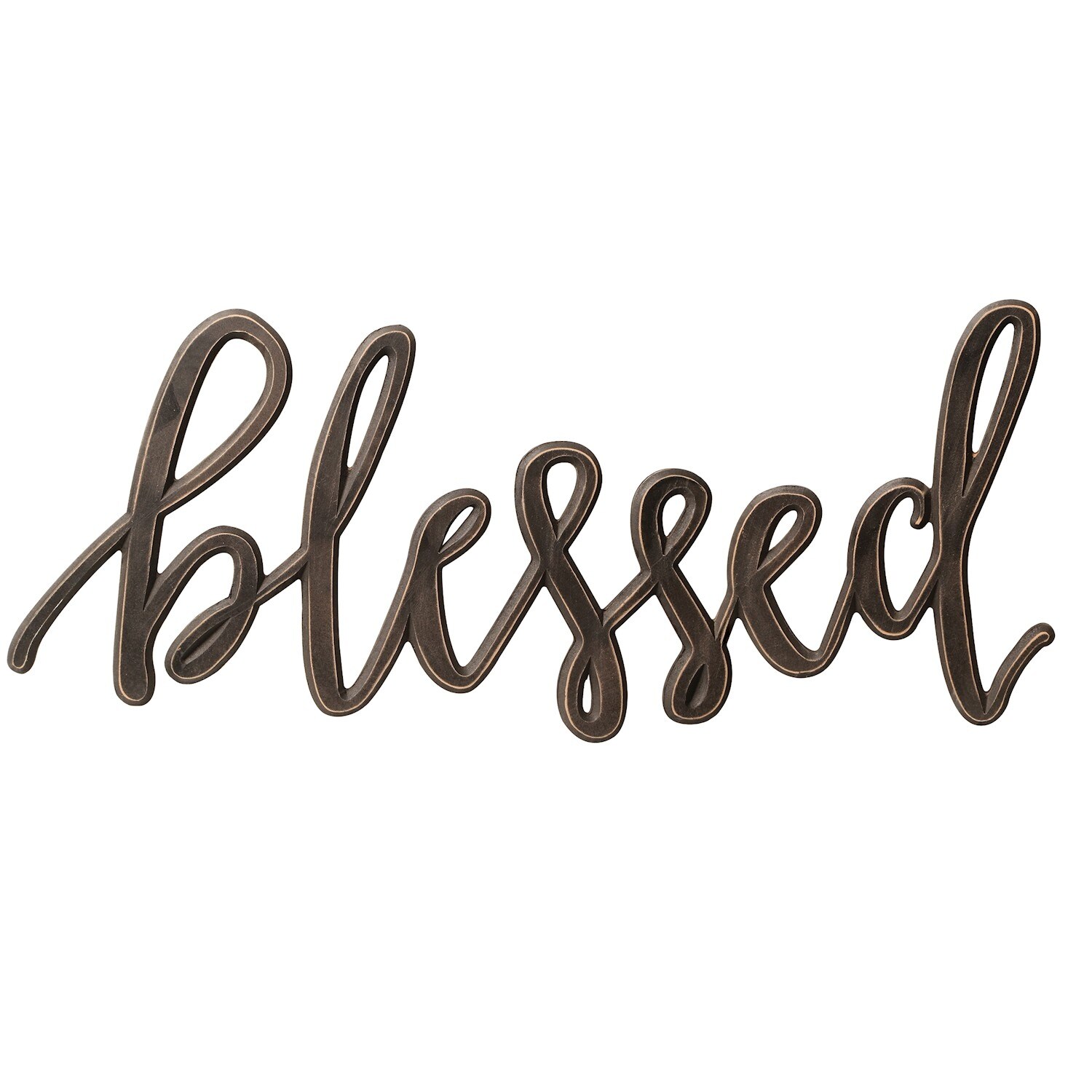 Shop Brownlow Blessed Wall Art Script Lettering Inspirational