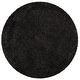 preview thumbnail 59 of 89, SAFAVIEH Evolution Shag Gwenaele Solid 1.8-inch Thick Rug 6'7" Round - Charcoal - Round