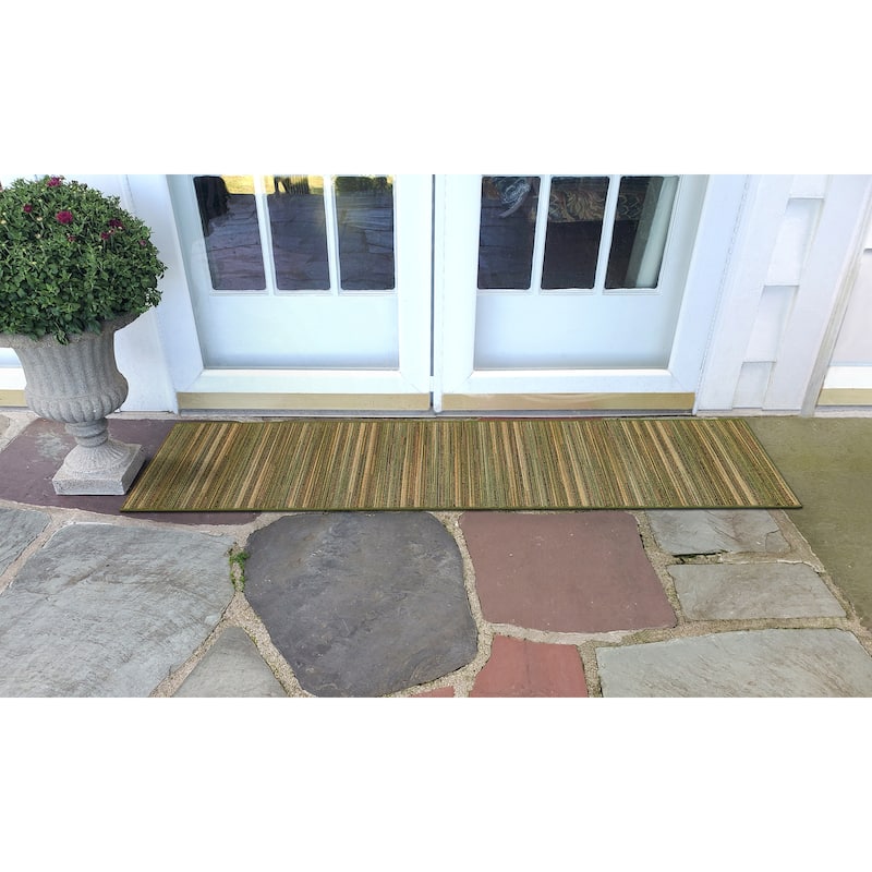 Liora Manne Marina Stripes Indoor/ Outdoor Area Rug