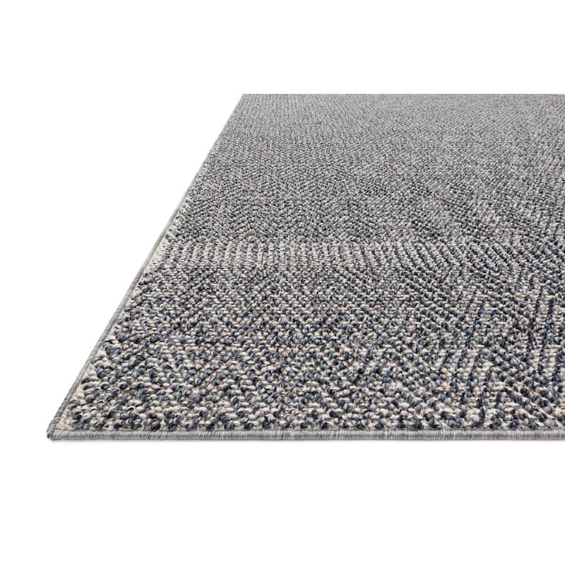 Alexander Home Denise Diamond Textured Indoor / Outdoor Area Rug