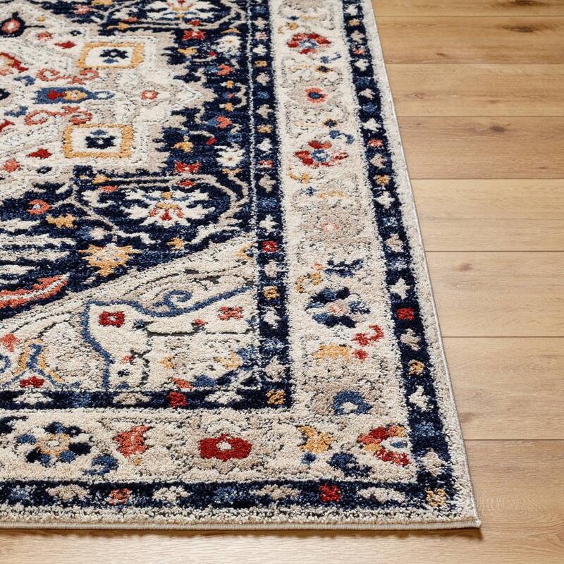 Livabliss Liebe Transitional Medallion Area Rug