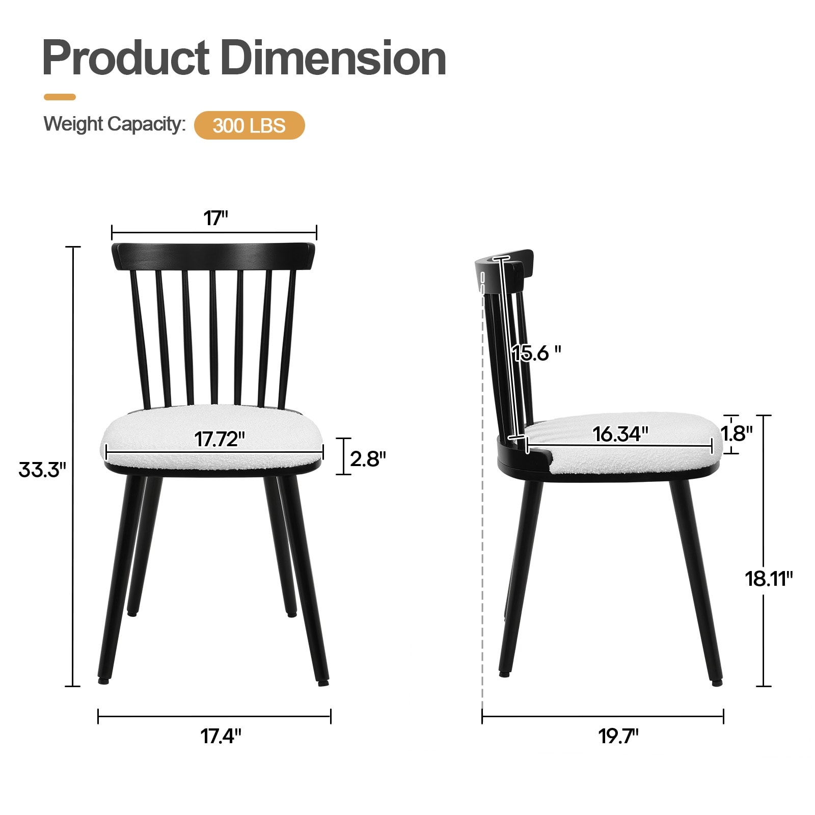 как выглядит Farmhouse Spindle-Back Windsor Dining Chairs with Solid фото