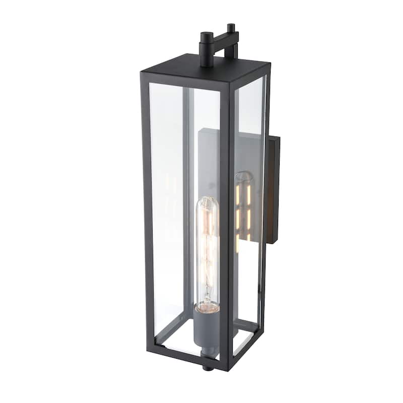 Millennium Lighting Messi 1 Light Outdoor Wall Sconce in Textured Black