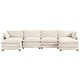preview thumbnail 51 of 153, Corduroy Sectional Sofa with Removable Ottomans & Ultra-soft Cushions for Living Room & Bedroom