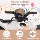preview thumbnail 3 of 4, Ride on Toy Car for Toddlers w/1.8 Mph Speed White