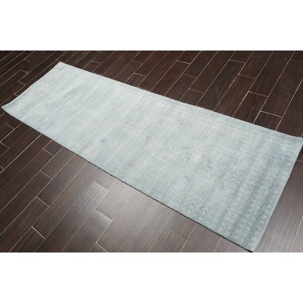 Contemporary Handmade Wool Oriental Area Rug (4'x6') - 4' x 6' - Bed ...