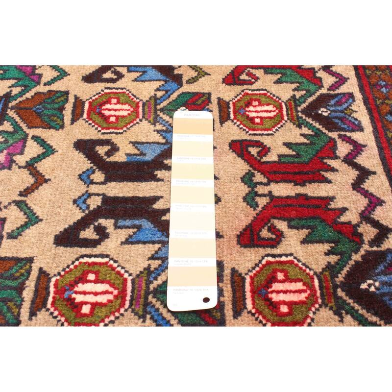 ECARPETGALLERY Hand-knotted Teimani Tan Wool Rug - 3'1 x 4'8