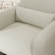 preview thumbnail 8 of 14, Roundhill Furniture Dylan Modern Upholstered Barrel Armchair, Cream White