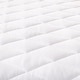preview thumbnail 2 of 4, Linenspa Essentials Quilted Mattress Pad - White