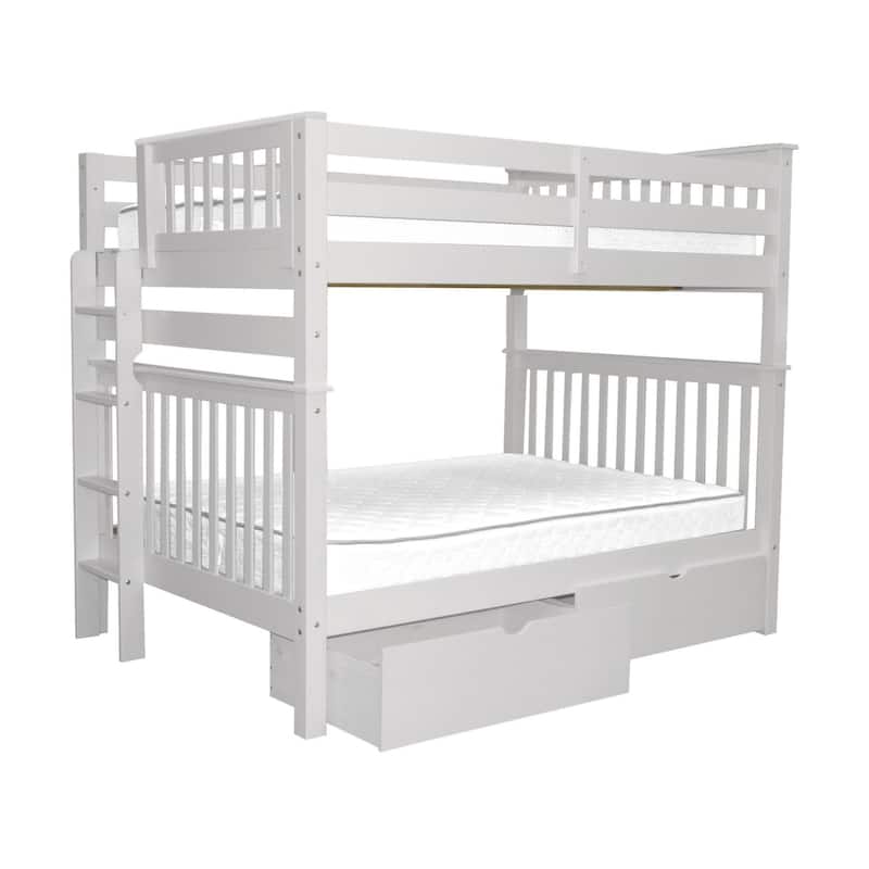 Taylor & Olive Trillium Full over Full Bunk Bed, 2 Drawers