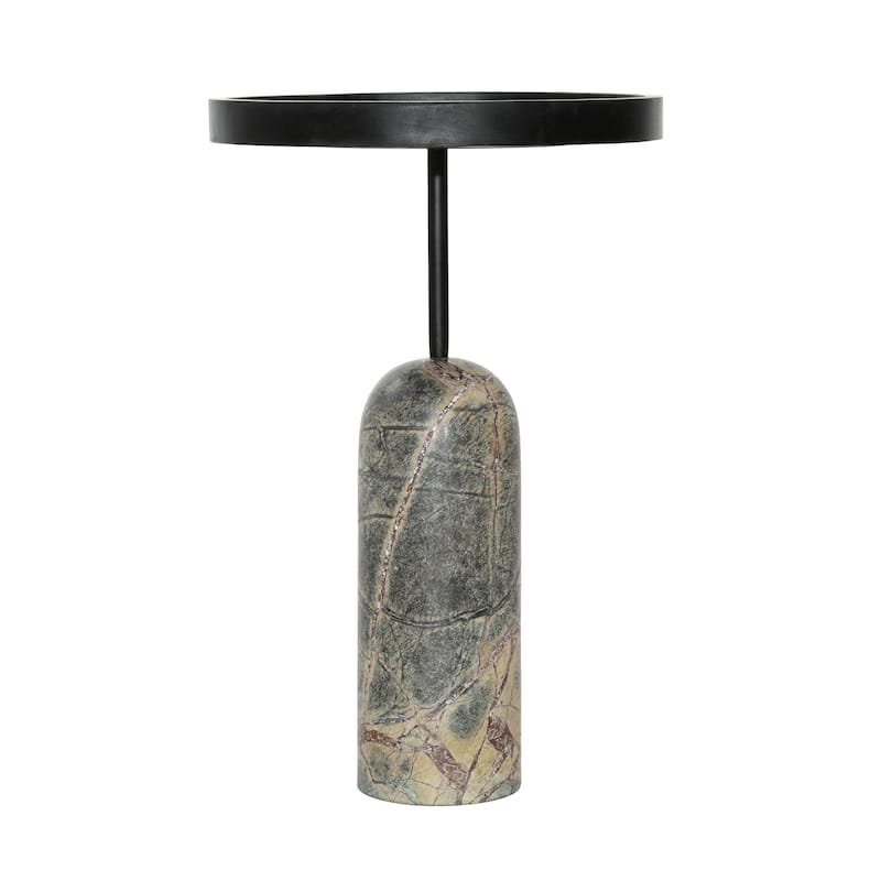 Sebastian Wood End Table, Green