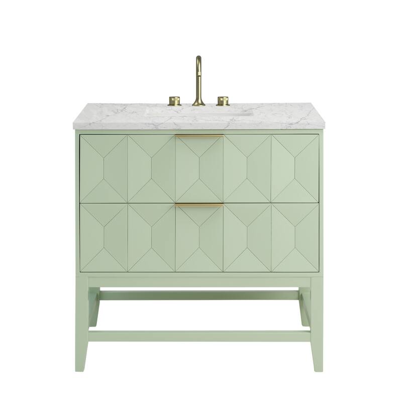 Emmeline 36" Single Vanity Cabinet, Pistachio