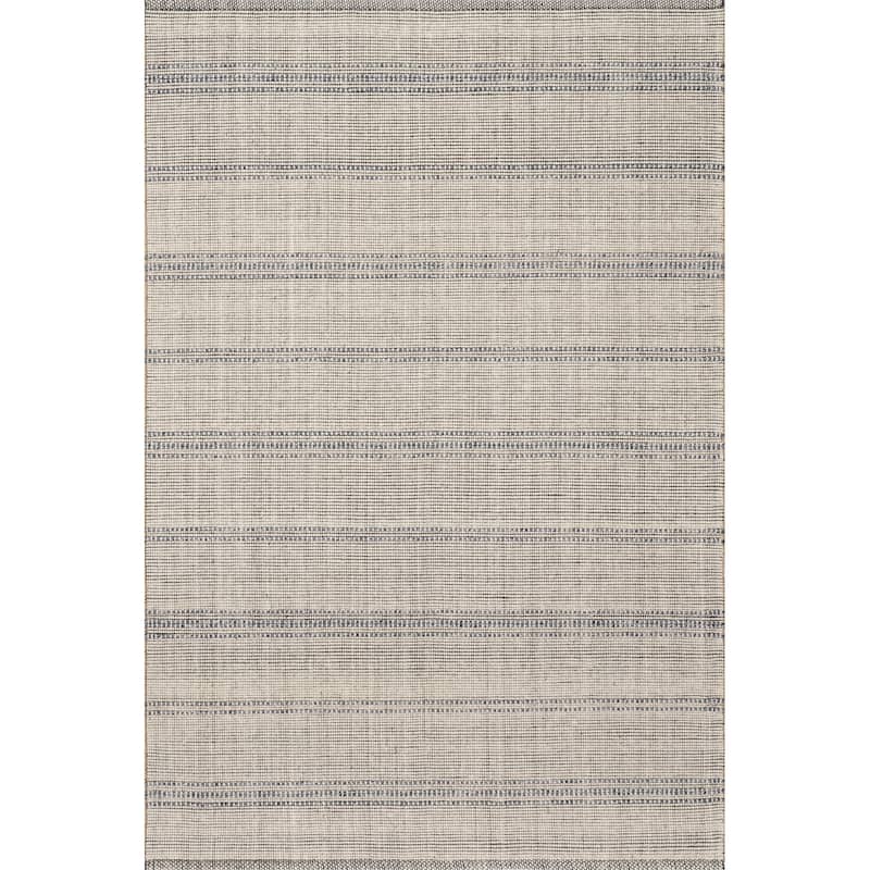 Nuloom Garnet Striped Wool Area Rug