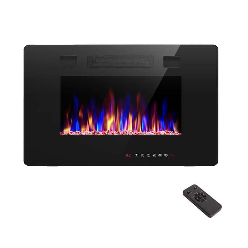 Electric Fireplace,in-Wall Recessed & Wall Mounted heater - 30 inch - 30 inch