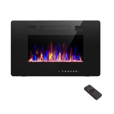 Electric Fireplace,in-Wall Recessed & Wall Mounted heater - 30 inch