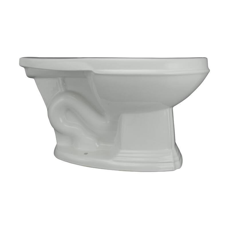 High Tank Toilet Light Oak Finish Raised White Elongated Bowl & Chrome Rear Entry Pipe Renovators Supply