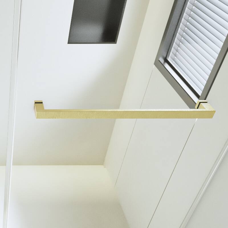 56"-60" x 76" Frameless Double Sliding Shower Door