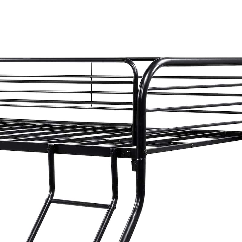 Heavy Duty Twin-Over-Full Metal Bunk Bed