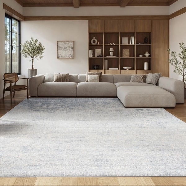 slide 2 of 20, SAFAVIEH Brentwood Malissie Modern Abstract Rug - Ivory/Grey - 5'3" x 7'6"