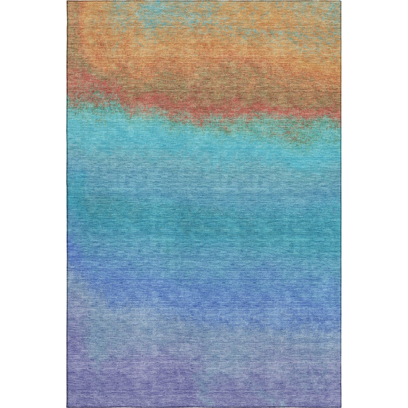 Premium Washable Super Soft Abstract Ombre Mayfield Rug