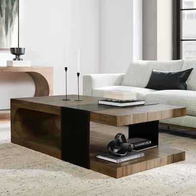 Classic Home Danica Coffee Table in Natural Oak