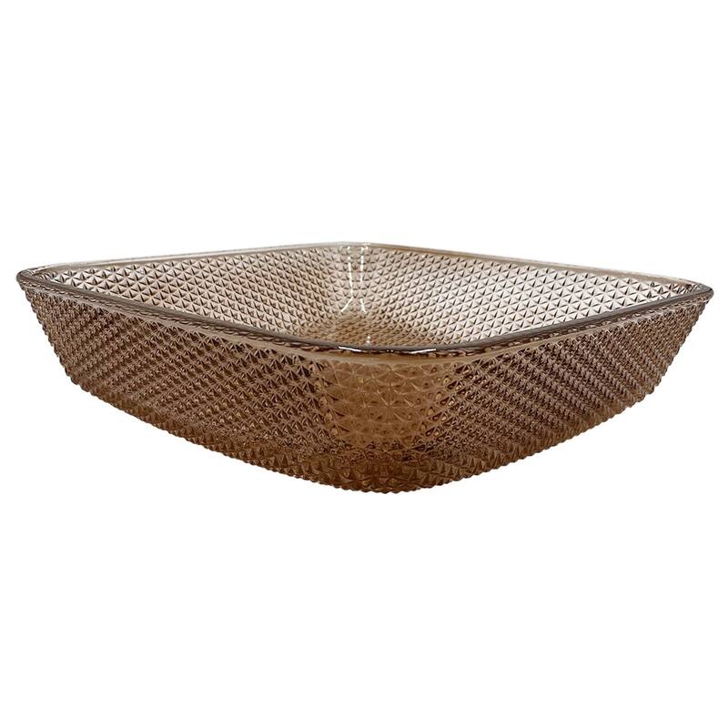 CastelloUSA Decorative 16" Crystal Rectangle Glass Sink