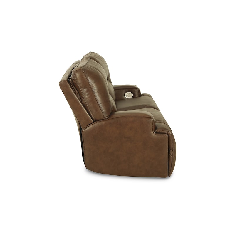 Signature Design by Ashley Francesca Auburn 2 Seat Power Reclining Sofa with Adjustable Headrest - 84"W x 41"D x 42"H
