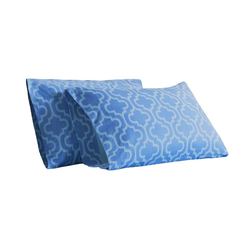 Superior All Season Brushed Flannel Trellis Pillowcase Set (Set of 2)