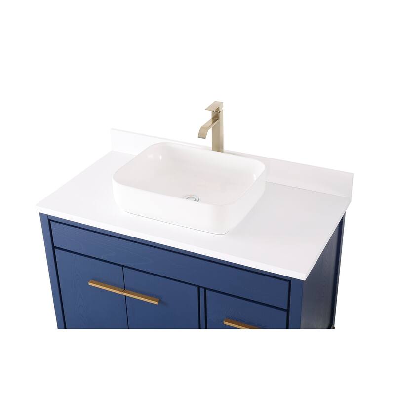 42" Tennant Brand Modern Style Beatrice Vessel Sink Bathroom Vanity