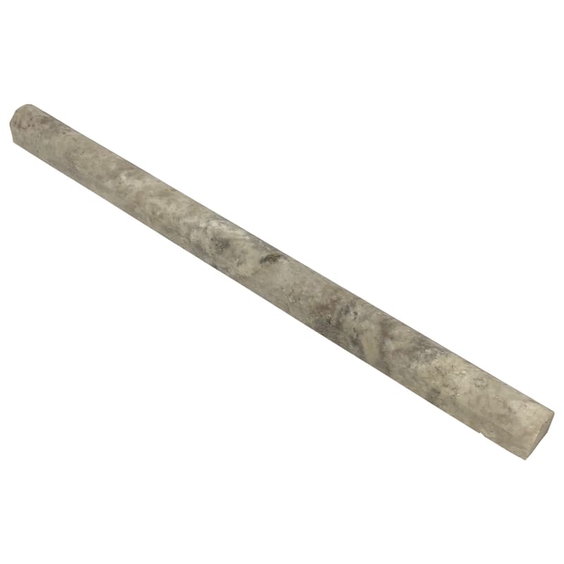 Argento Travertine 0.75" x 12" Pencil Liner