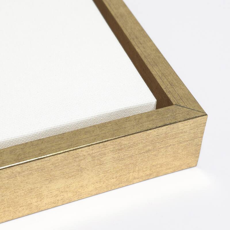 Cowgirl Boots With Flowers by Olena Kovalova Framed Canvas Wall Art Print