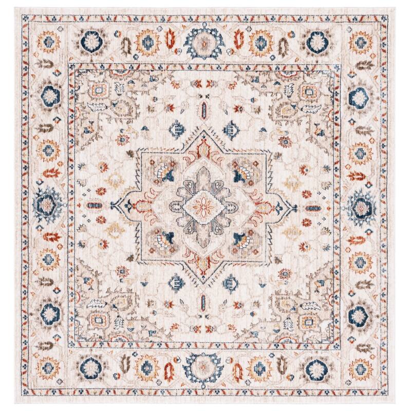SAFAVIEH Olympia Oketa Abstract Rug - 6' Square - Ivory/Beige