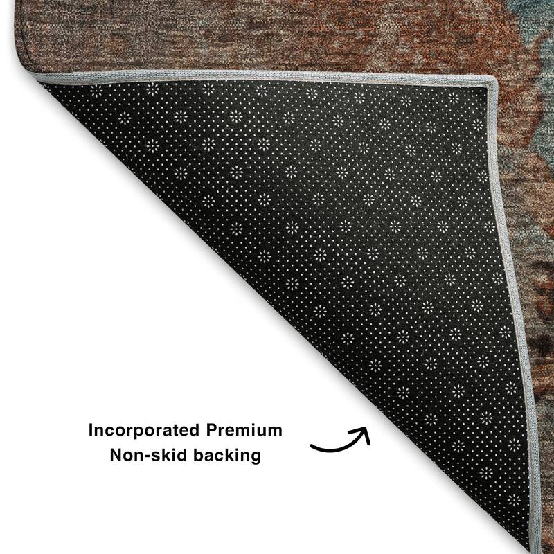 Premium Washable Super Soft Abstract Chic Mayfield Rug