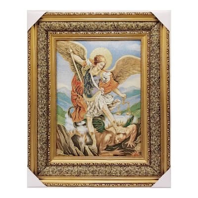 Saint Michael Framed   Tapestry