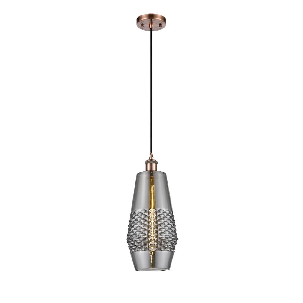 Innovations Lighting Windham - 1 Light 7" Cord Hung Mini Pendant