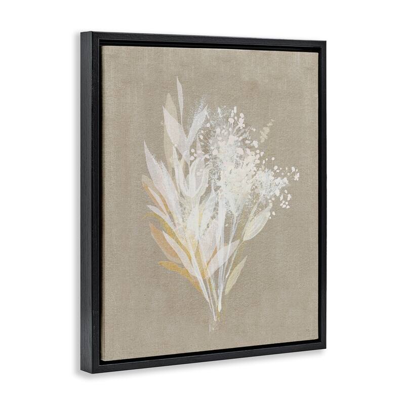 Stupell Natural Herb Impression Framed Floater Canvas Wall Art Design By Susan Jill