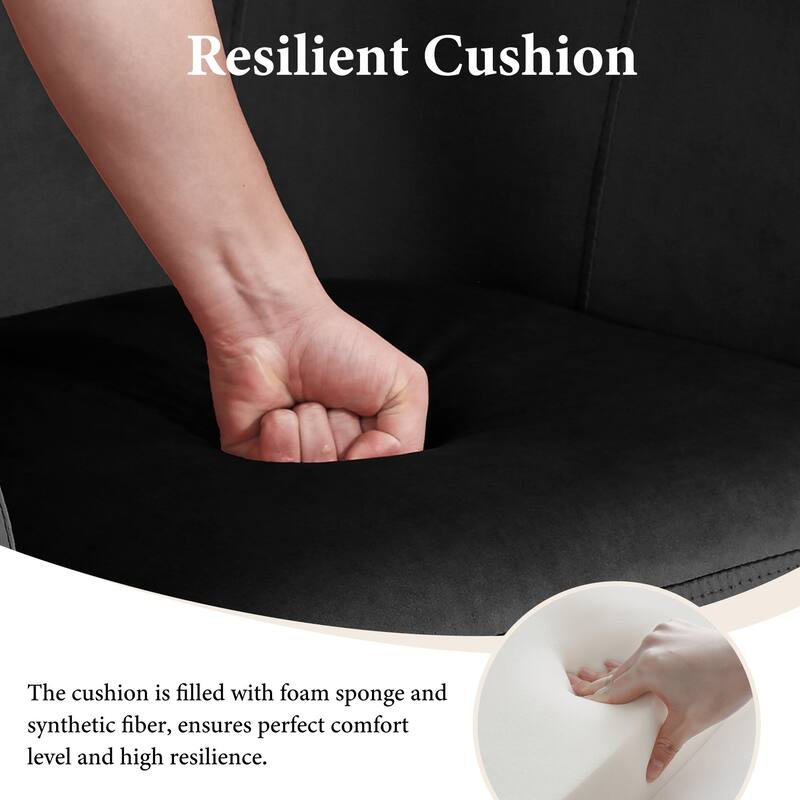 Modern 29"W Upholstered Swivel Barrel Chair for Living Room Set of 2