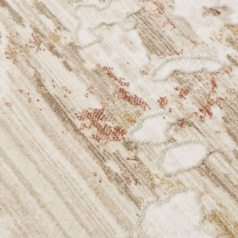 Alora Decor Poppy Transitional Ivory Polyester/Polypropylene Area Rug
