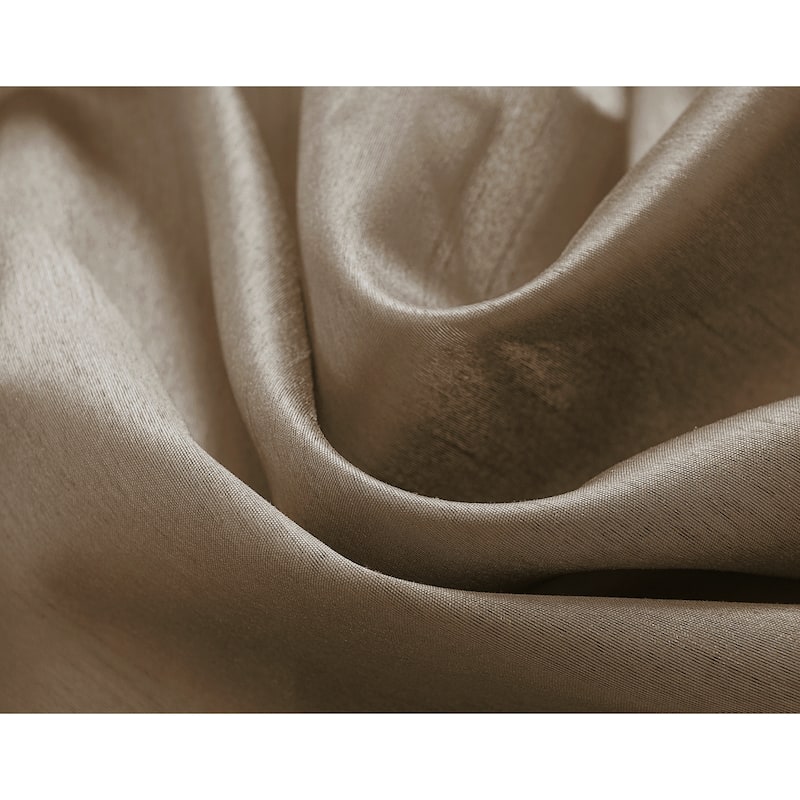 Nancy Faux Silk 63-inch Grommet Curtain Panel - 54 x 63 in. - 54 x 63 in.