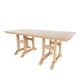 preview thumbnail 48 of 49, Laguna Hdpe All Weather Outdoor Patio 71" Rectangular Dining Table